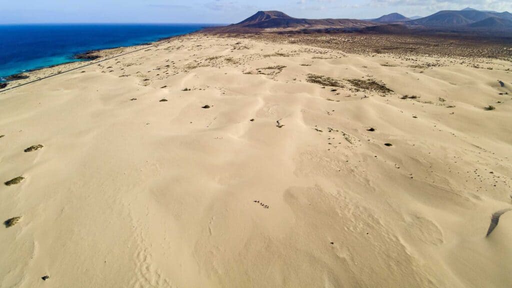 Corralejo Natural Partk from the air