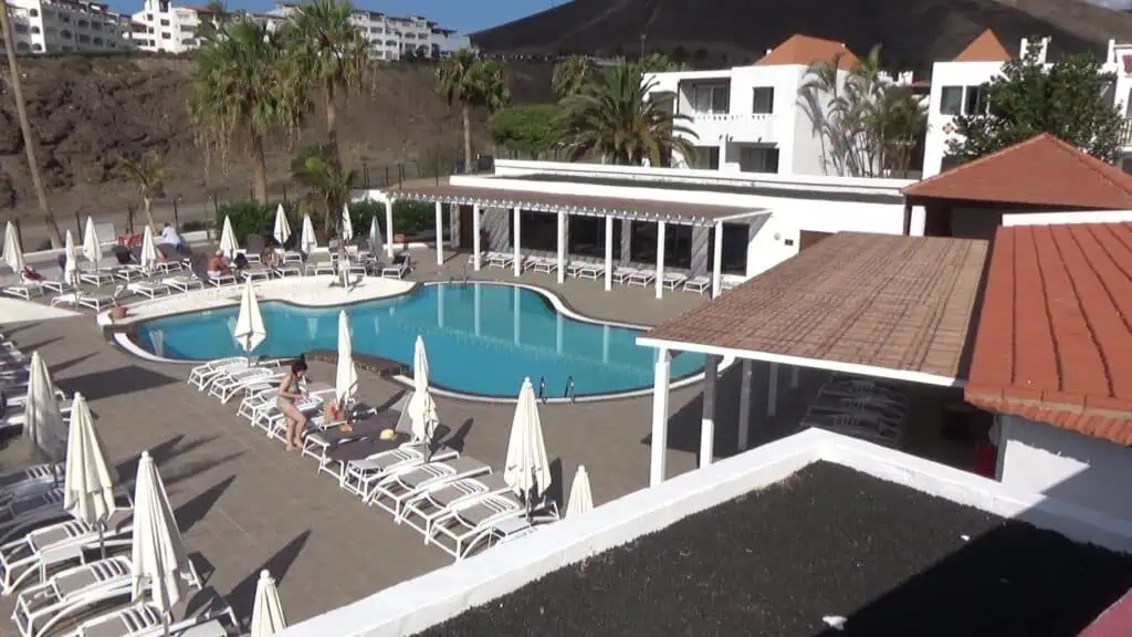 Exclusive adults only pool at the Fuerteventura Princess Hotel