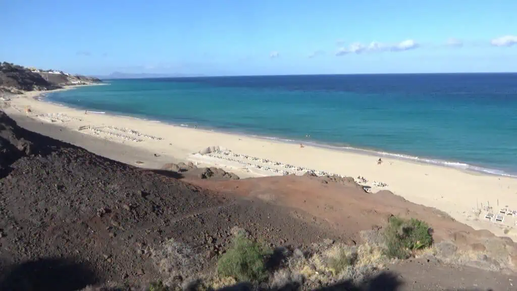 Esquinzo Beach from the Fuerteventura Princess Hotel